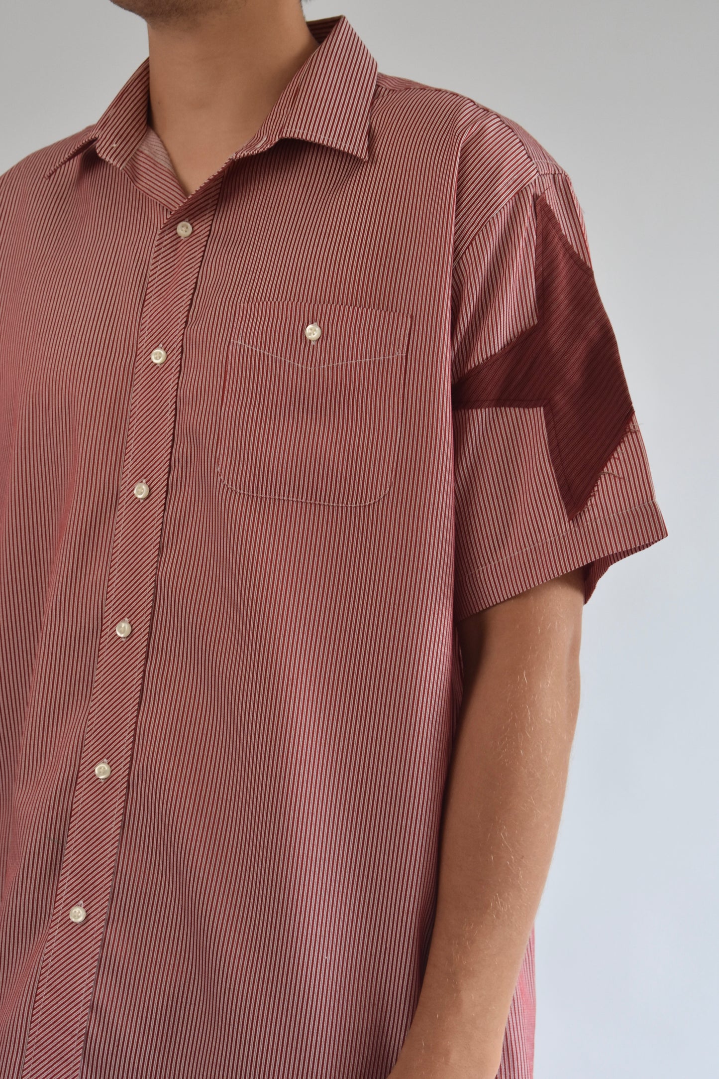 Star Sleeve Shirt - Red // AM066