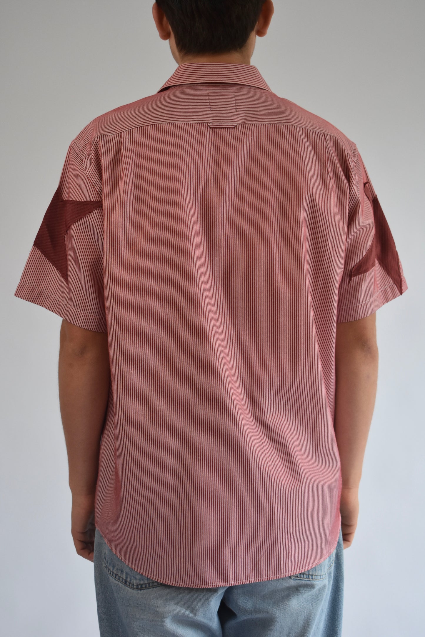 Star Sleeve Shirt - Red // AM066