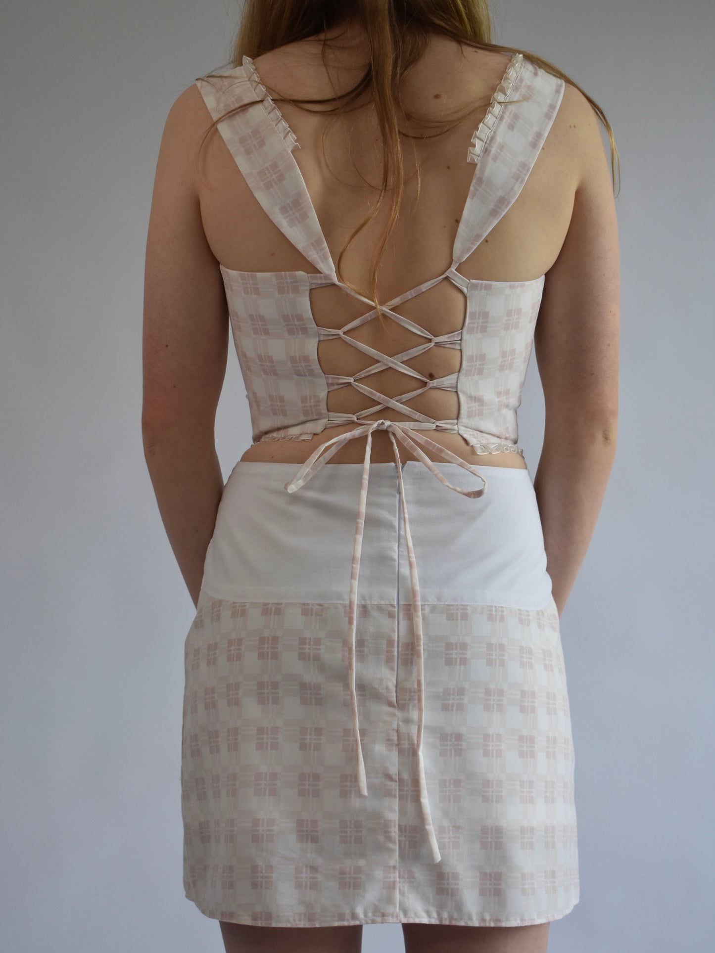 Carnation Corset Set - Pink // WF031