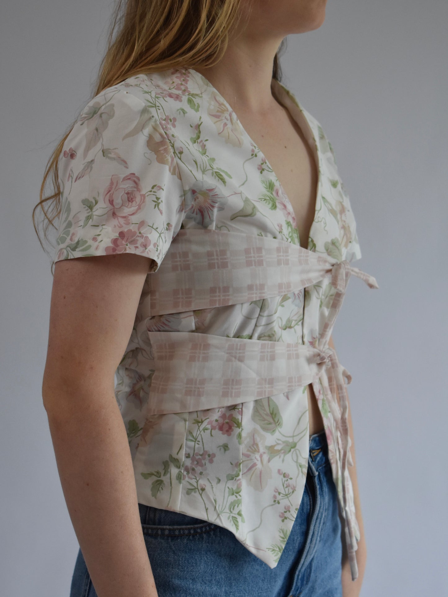 Cross Tie Top - Flora // RE020