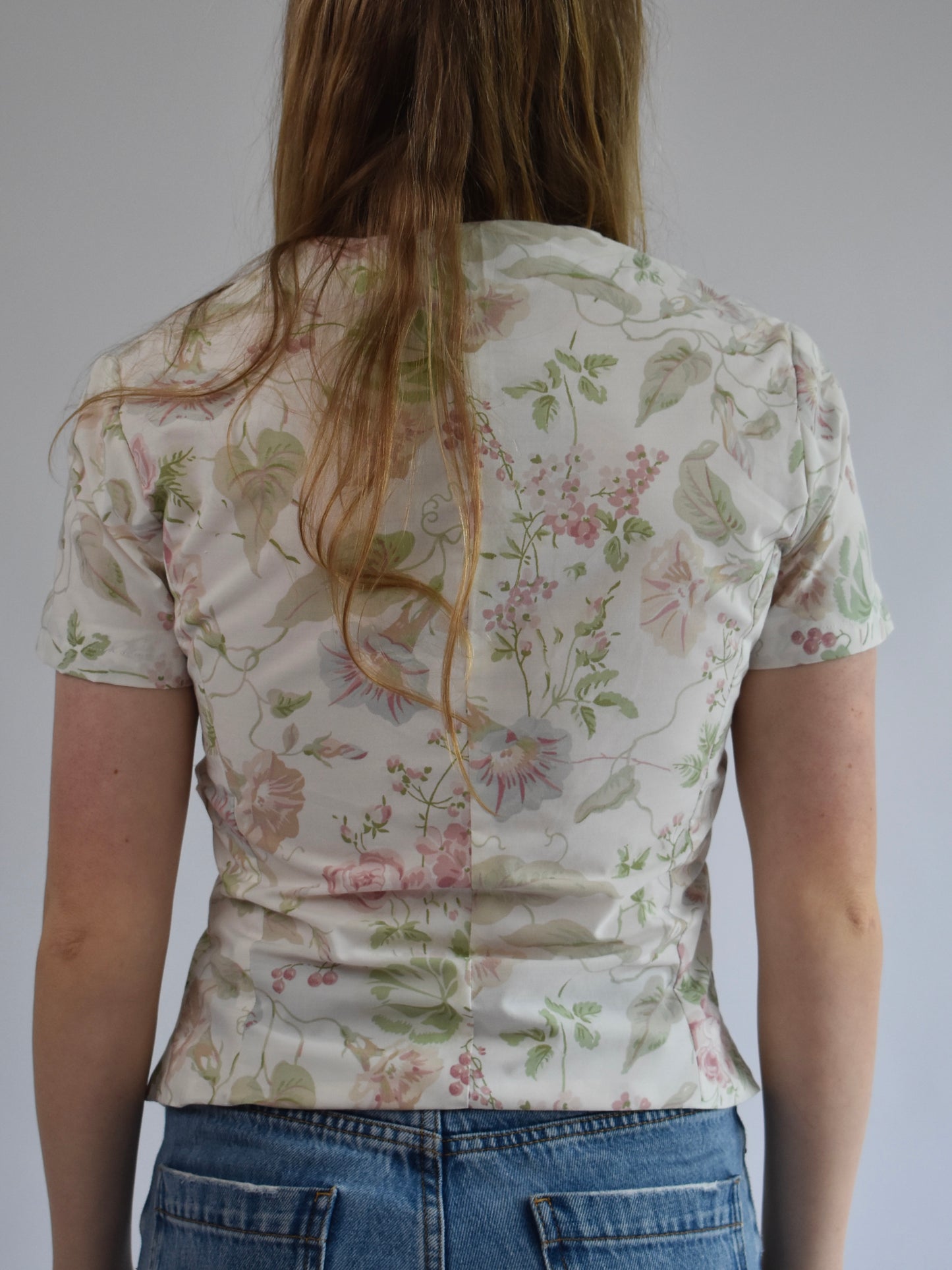 Cross Tie Top - Flora // RE020