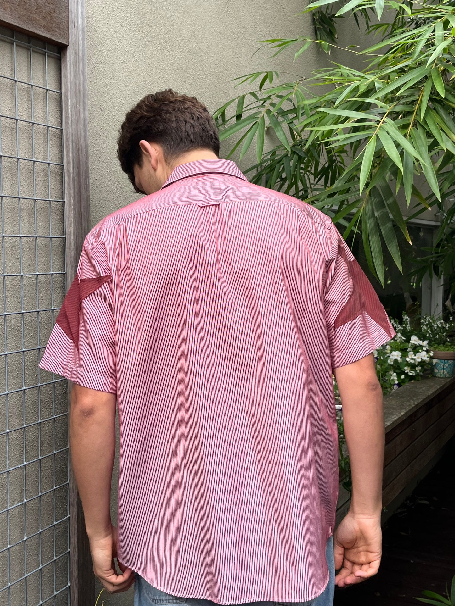 Star Sleeve Shirt - Red // AM066