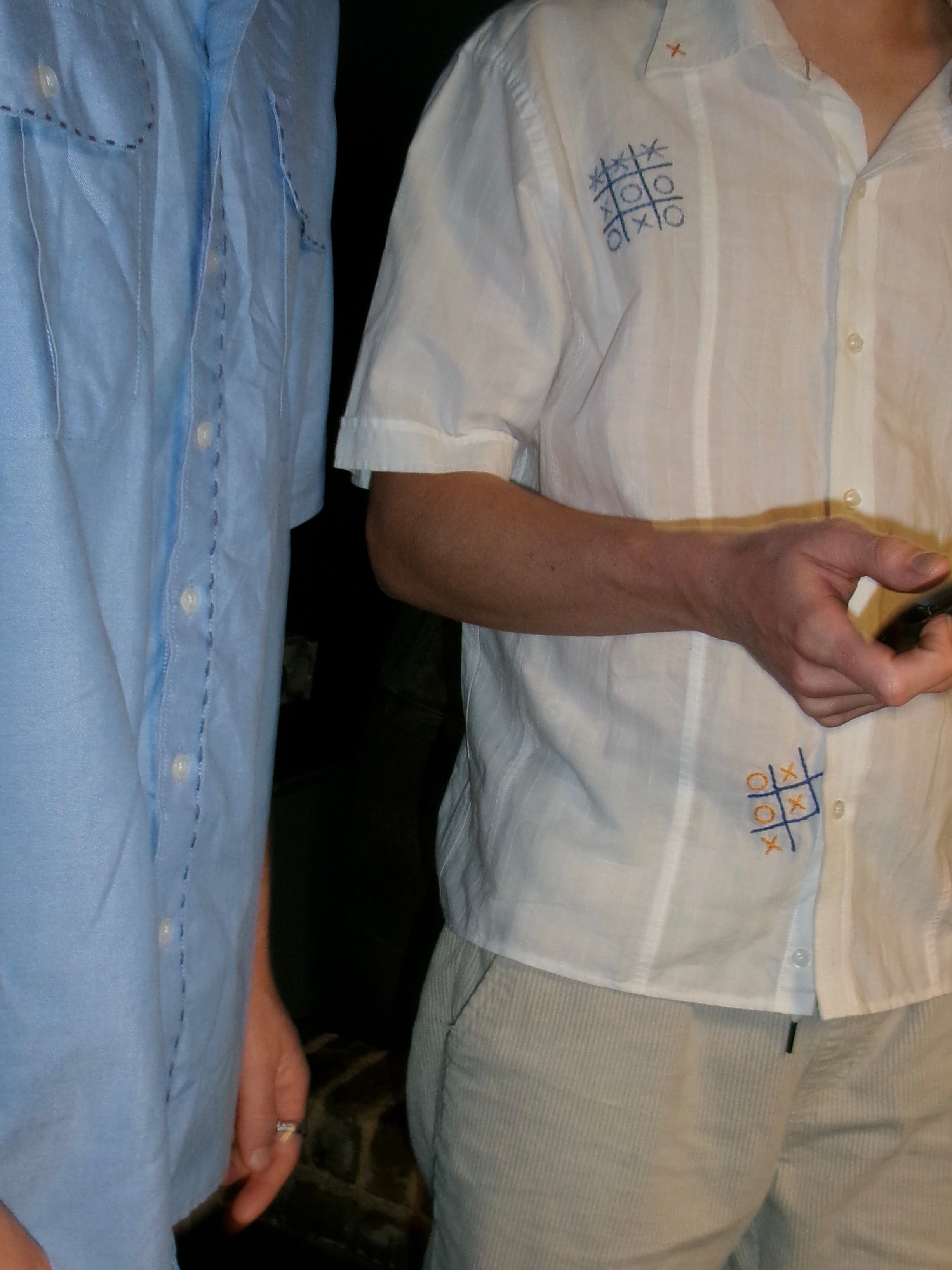 Noughts and Crosses Shirt - White // AM058