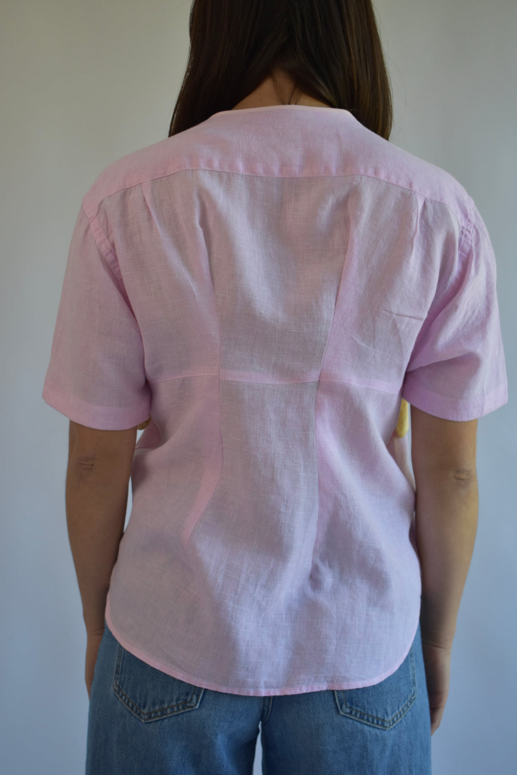 Tailored Clasp Shirt - Pink // AM074