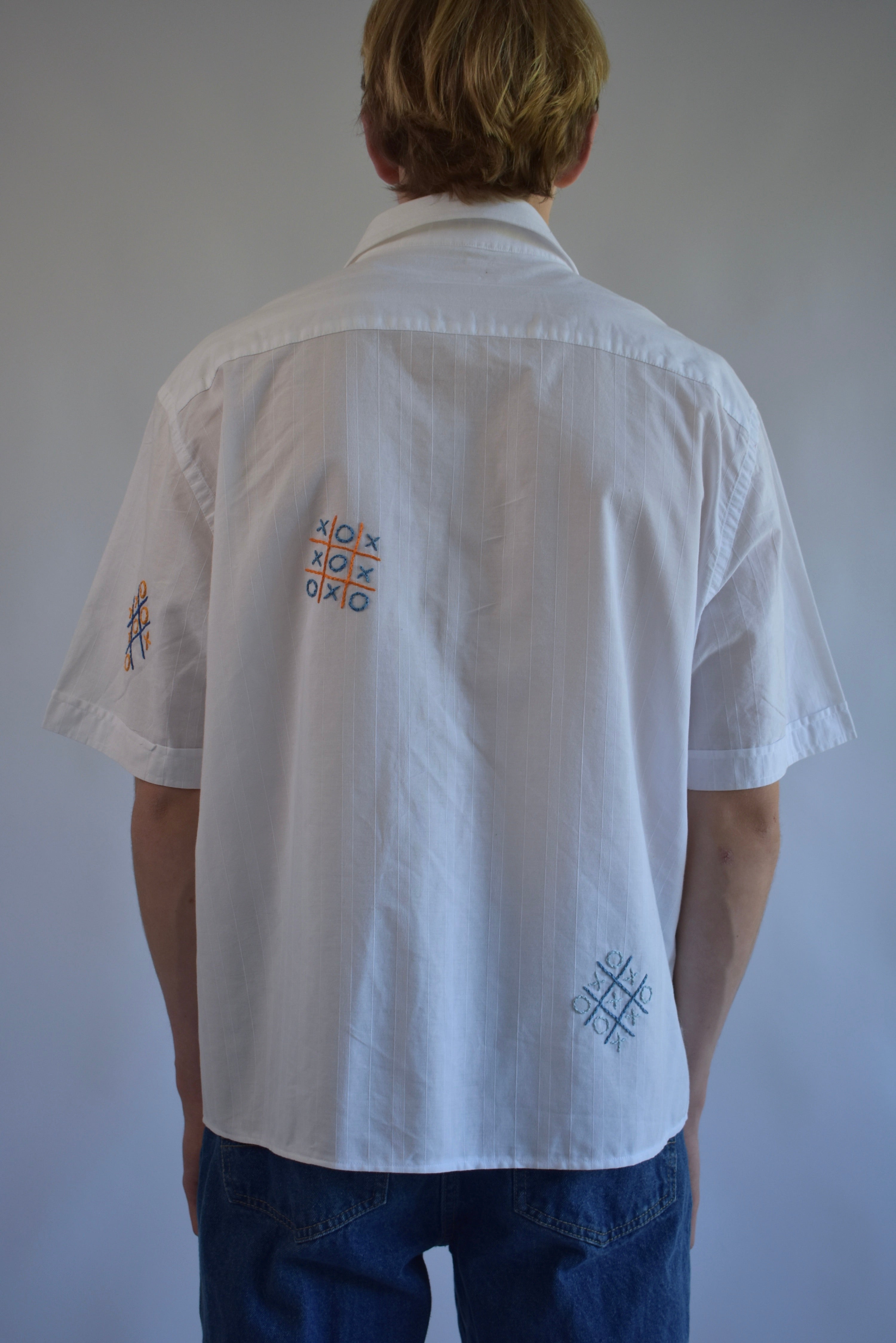 Noughts and Crosses Shirt - White // AM058