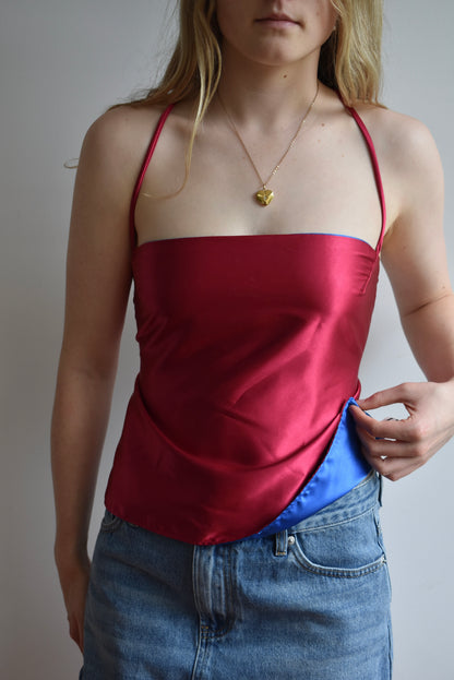 Reversible Martini - Ruby Pink/Royal Blue //SP090