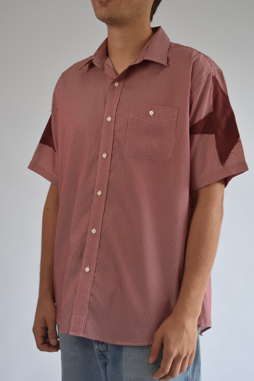 Star Sleeve Shirt - Red // AM066