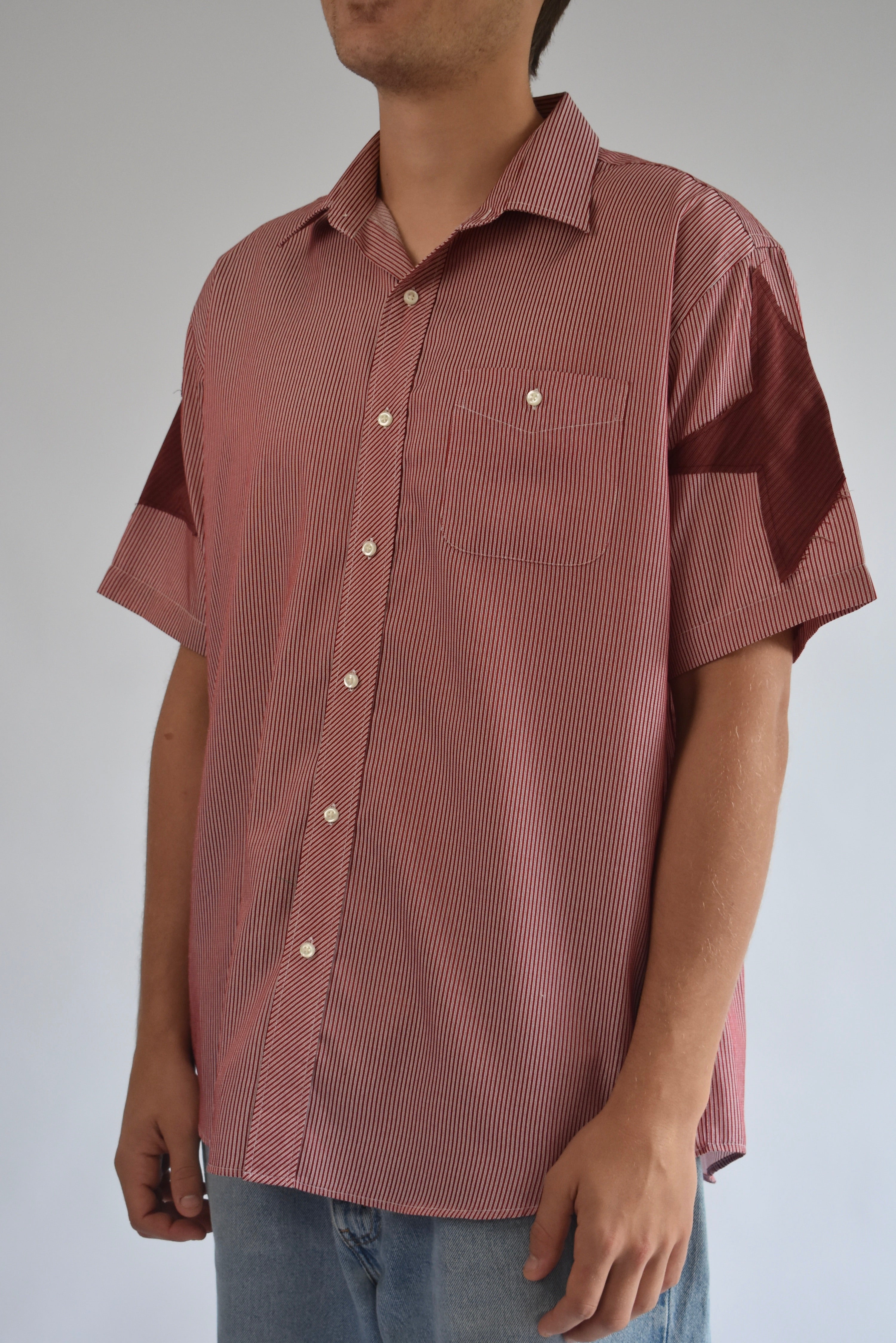 Star Sleeve Shirt - Red // AM066