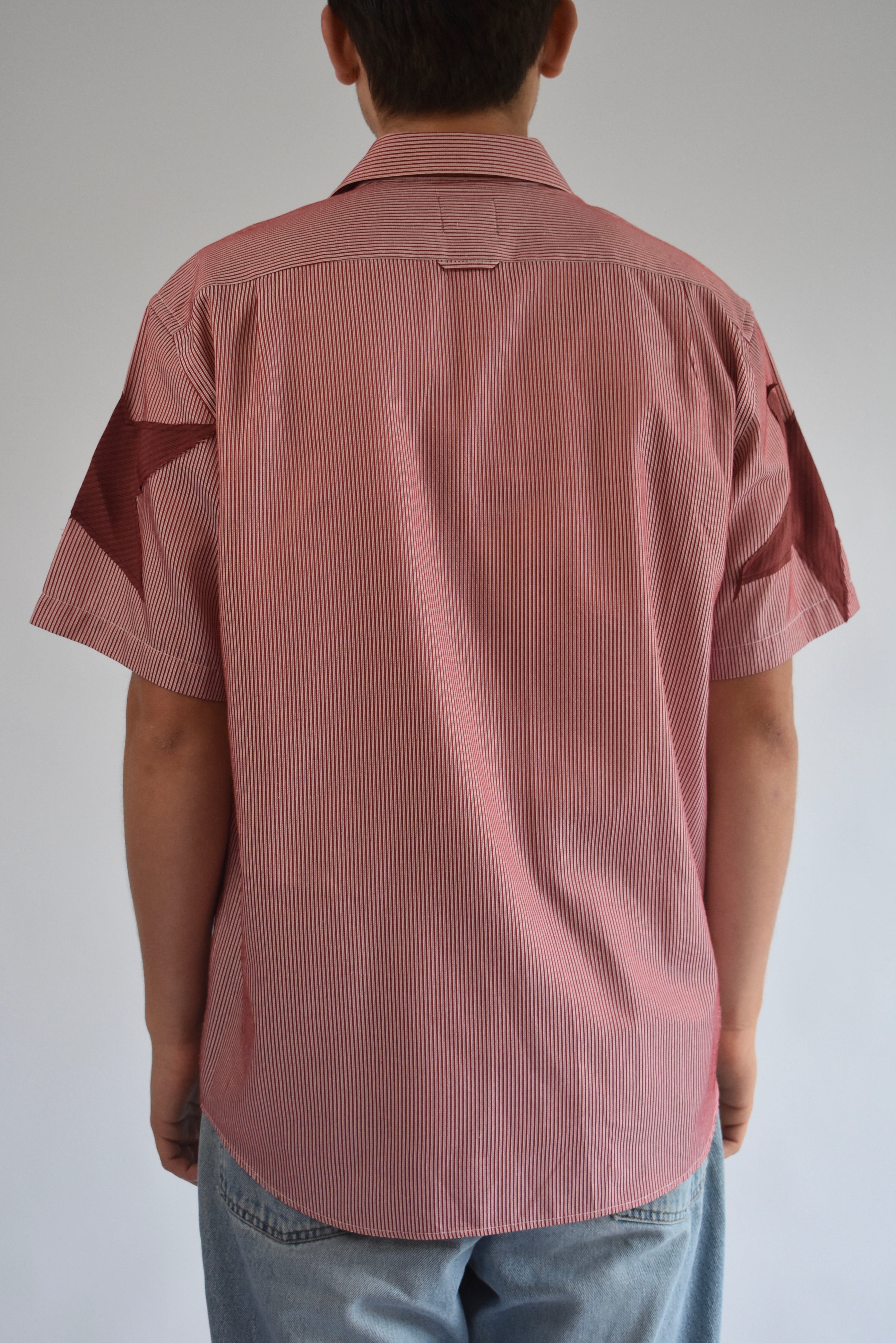 Star Sleeve Shirt - Red // AM066