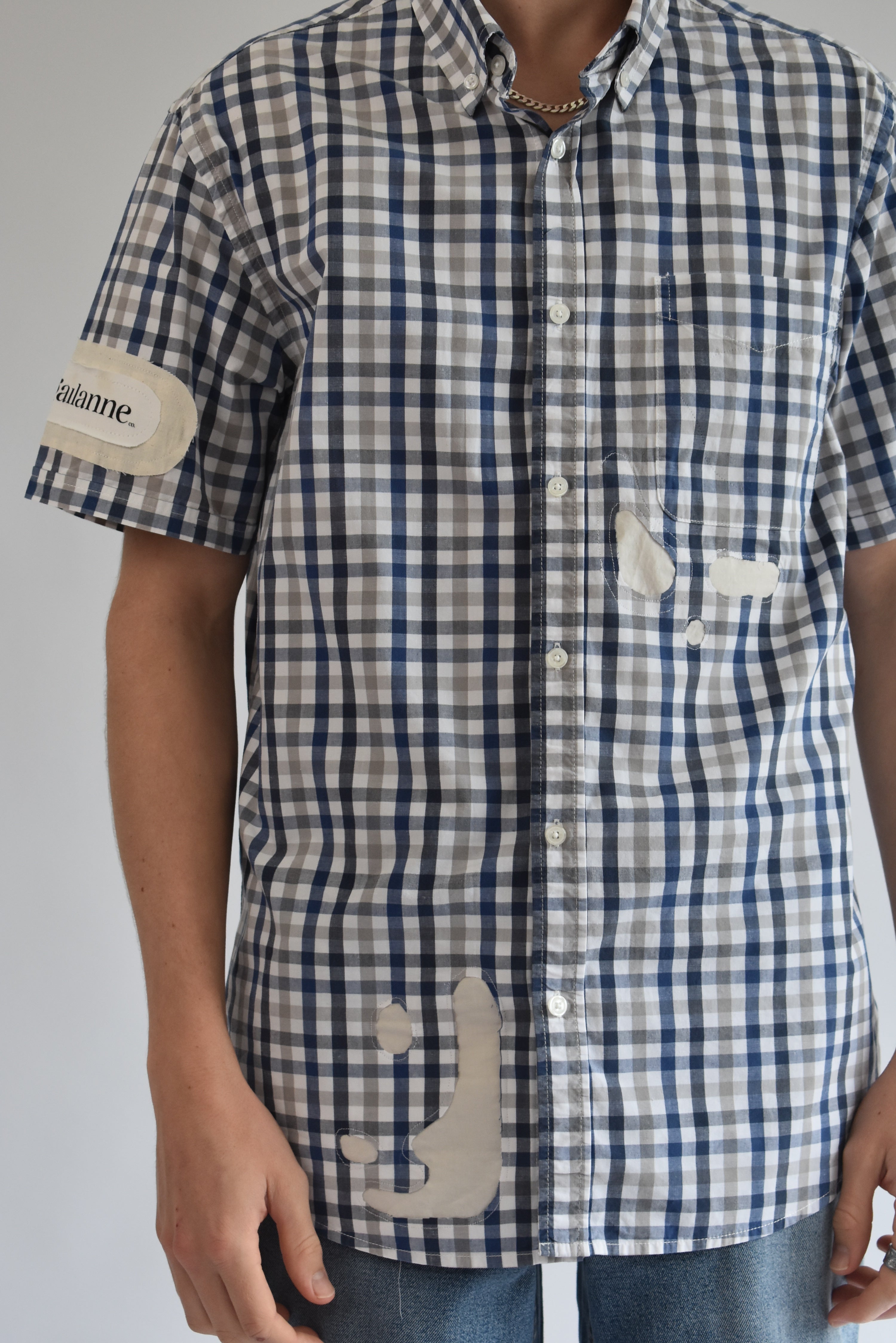 Cut Out Shirt - Beige // AM068