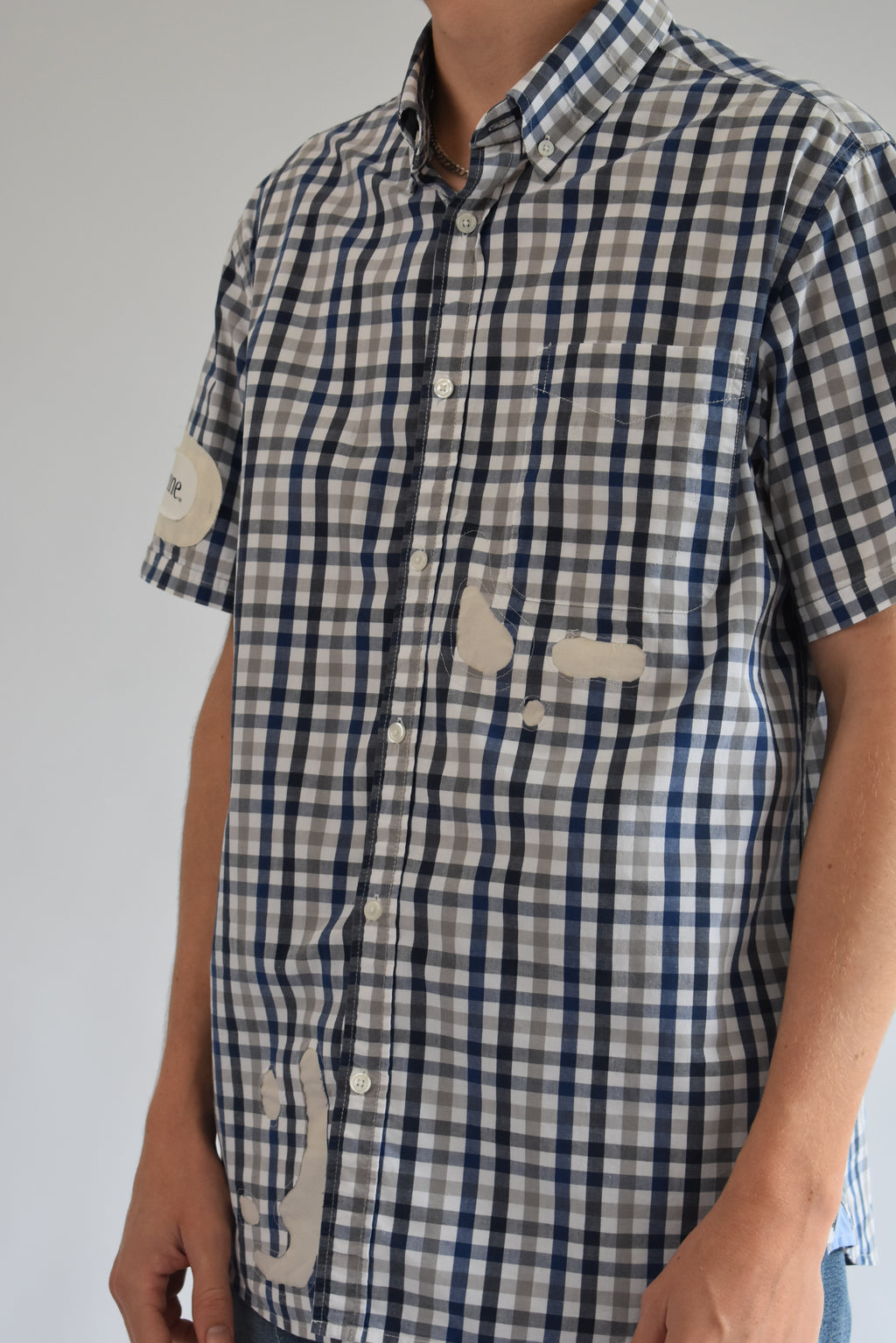 Cut Out Shirt - Beige // AM068