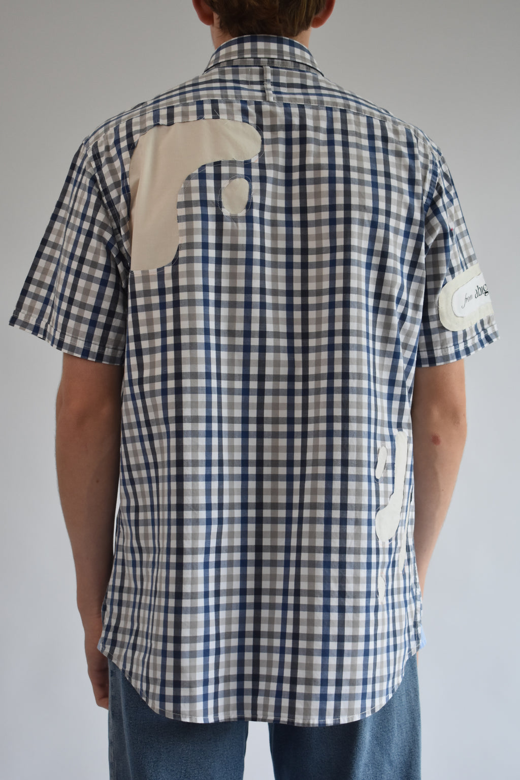 Cut Out Shirt - Beige // AM068