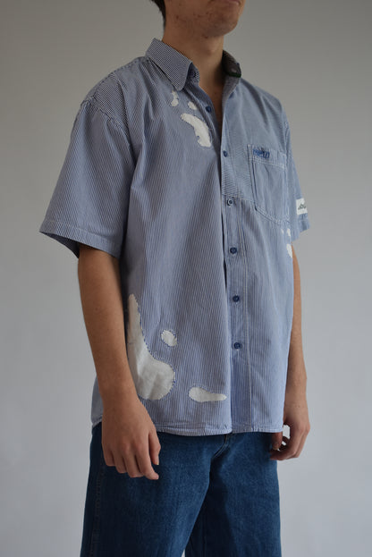 Cut Out Shirt - Blue // AM069