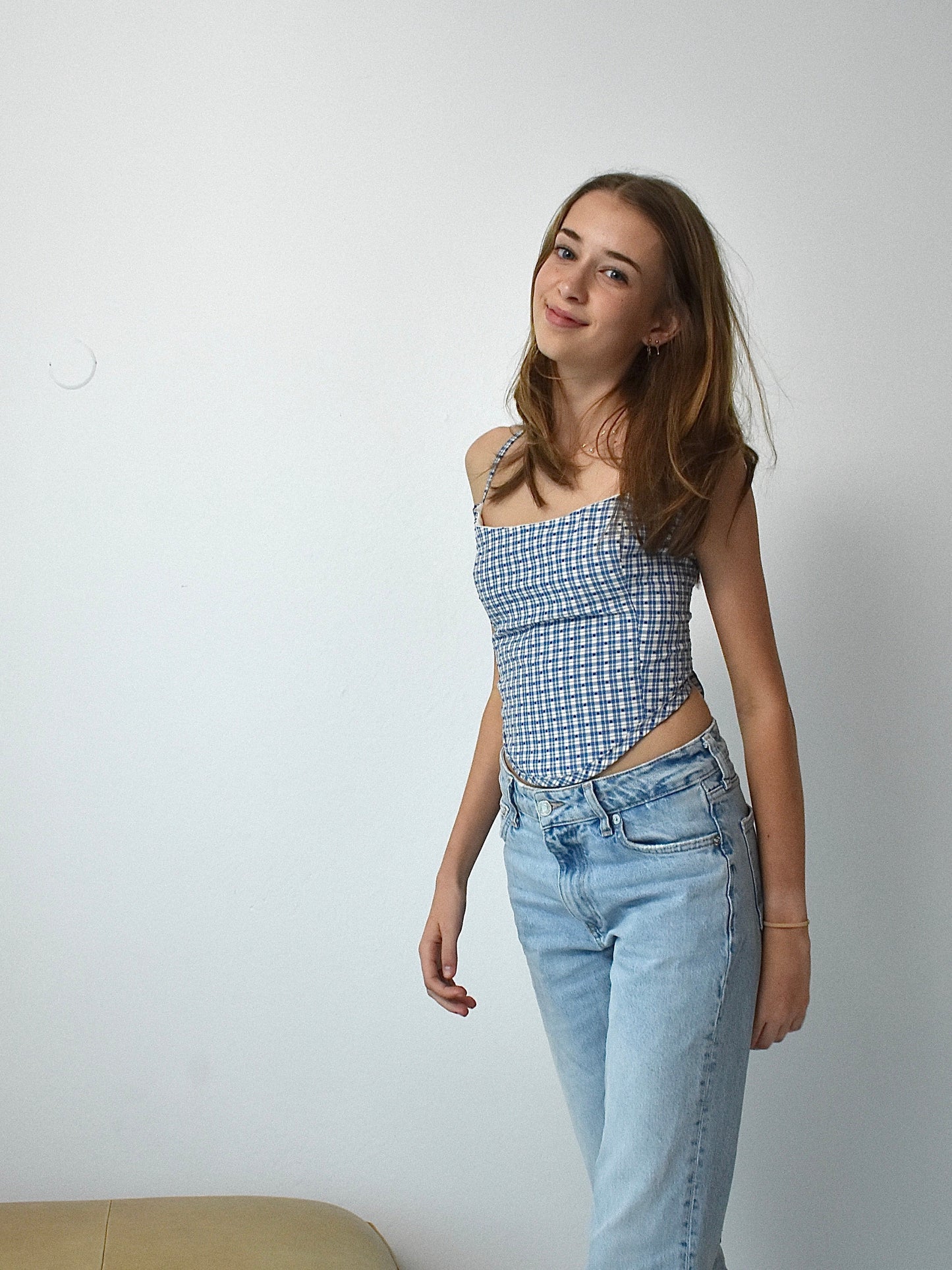 Classic Corset - Blue Gingham // RE013