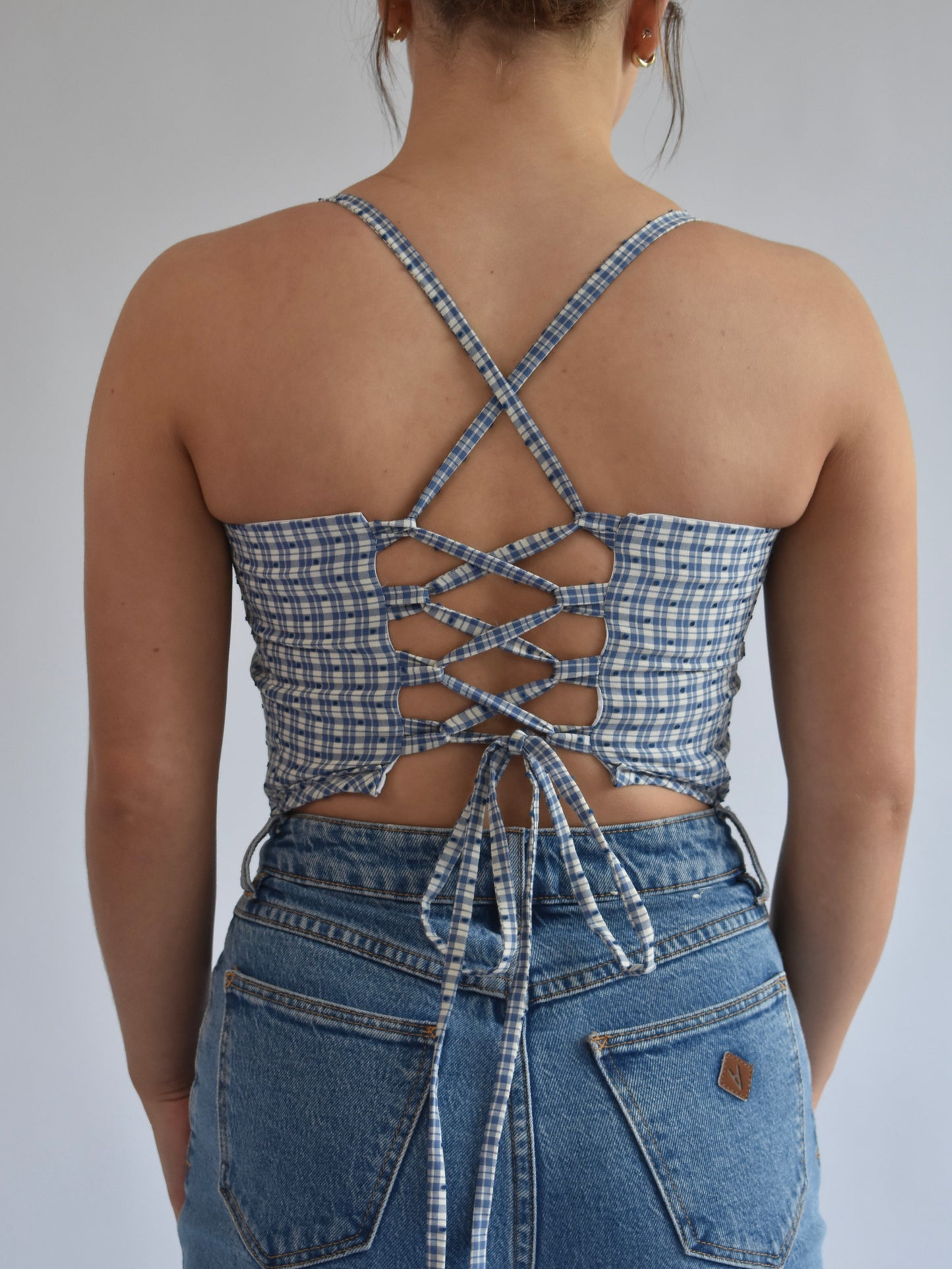 Classic Corset - Blue Gingham // RE013