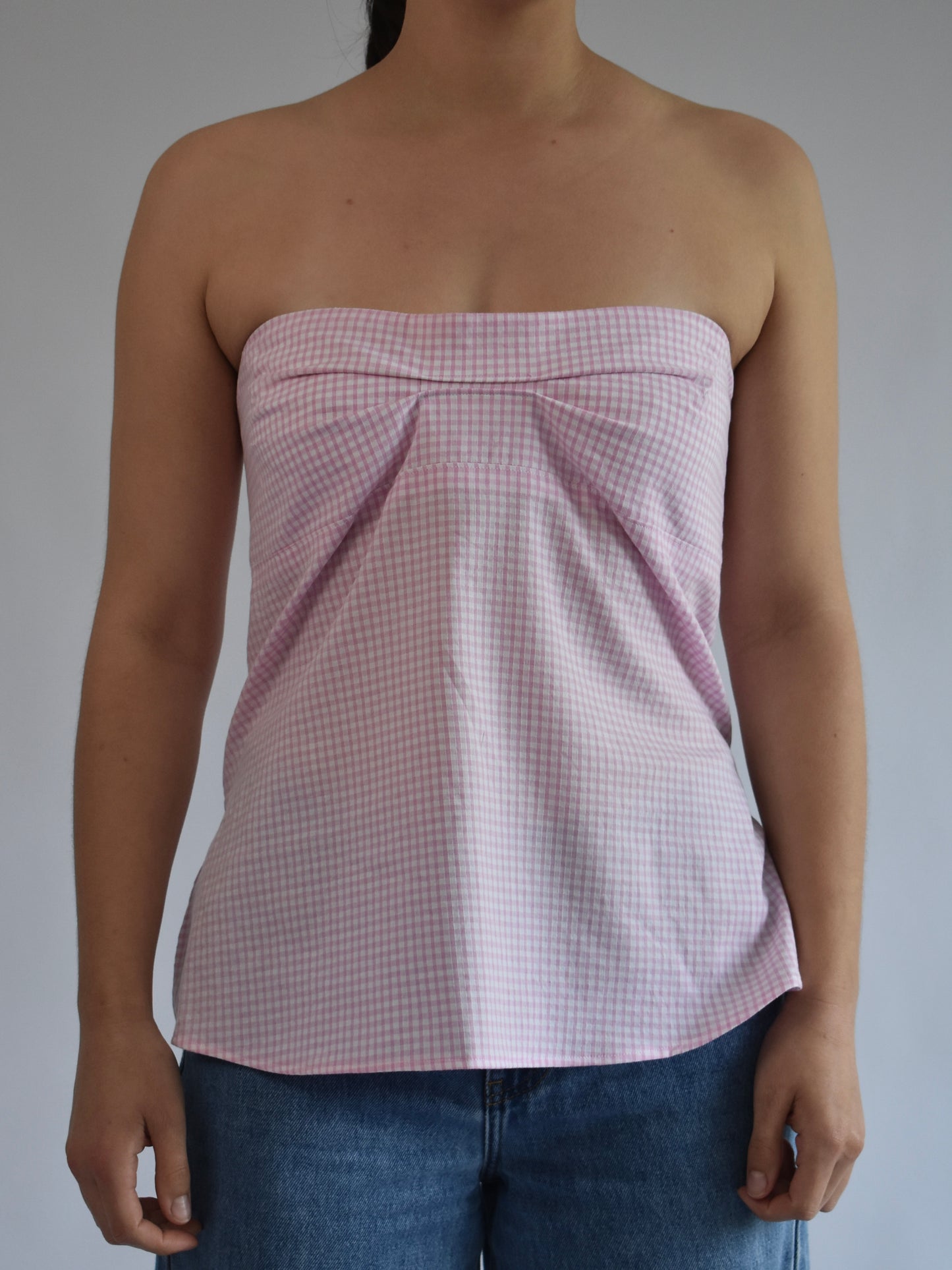Rosemary Elongated Top - Pink // WF034