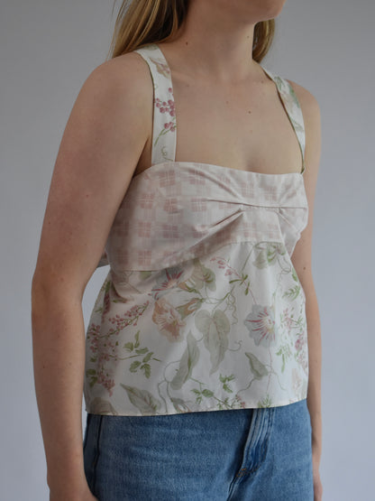 Centre Pleat Top - Flora // WF040