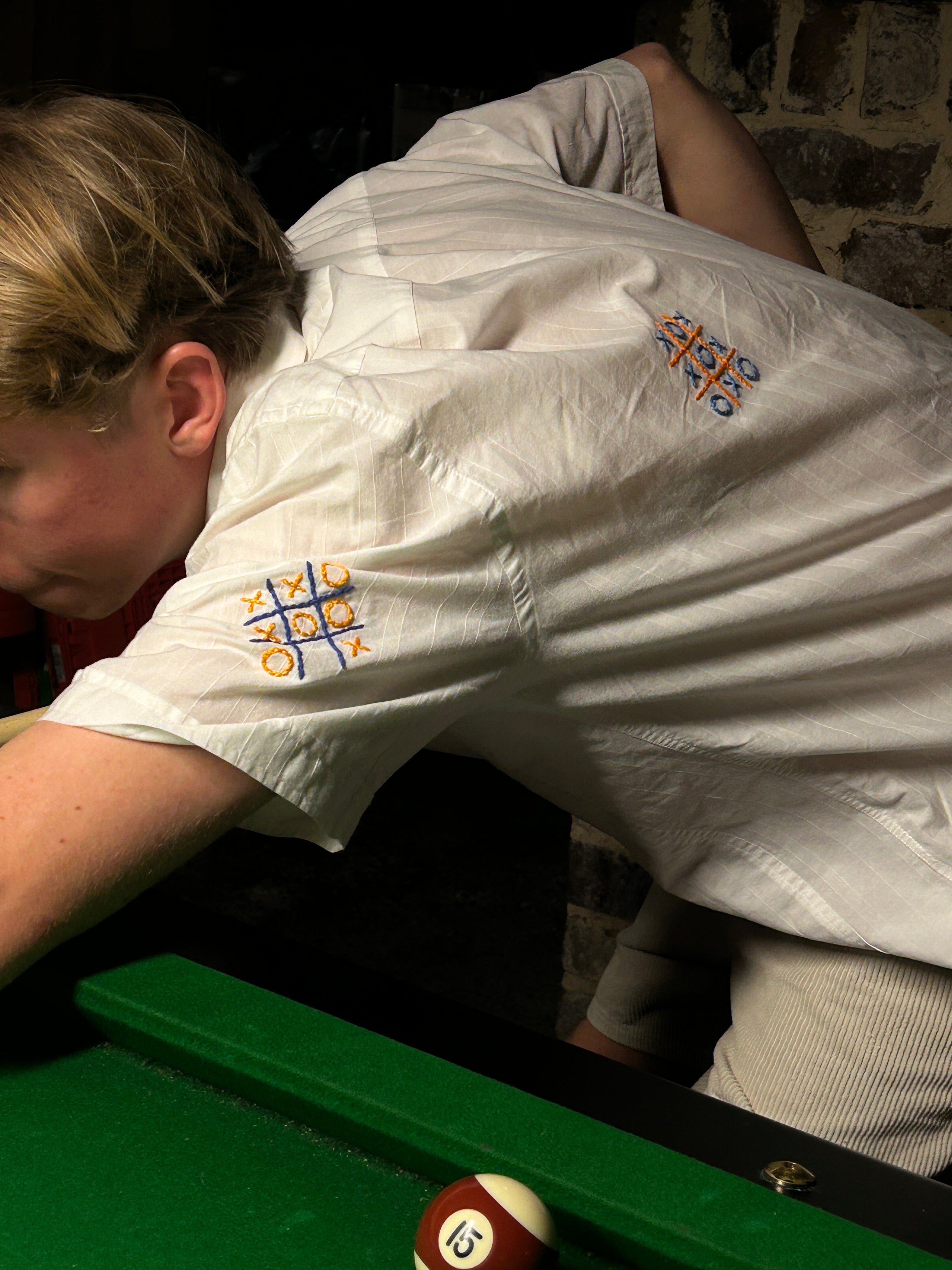Noughts and Crosses Shirt - White // AM058